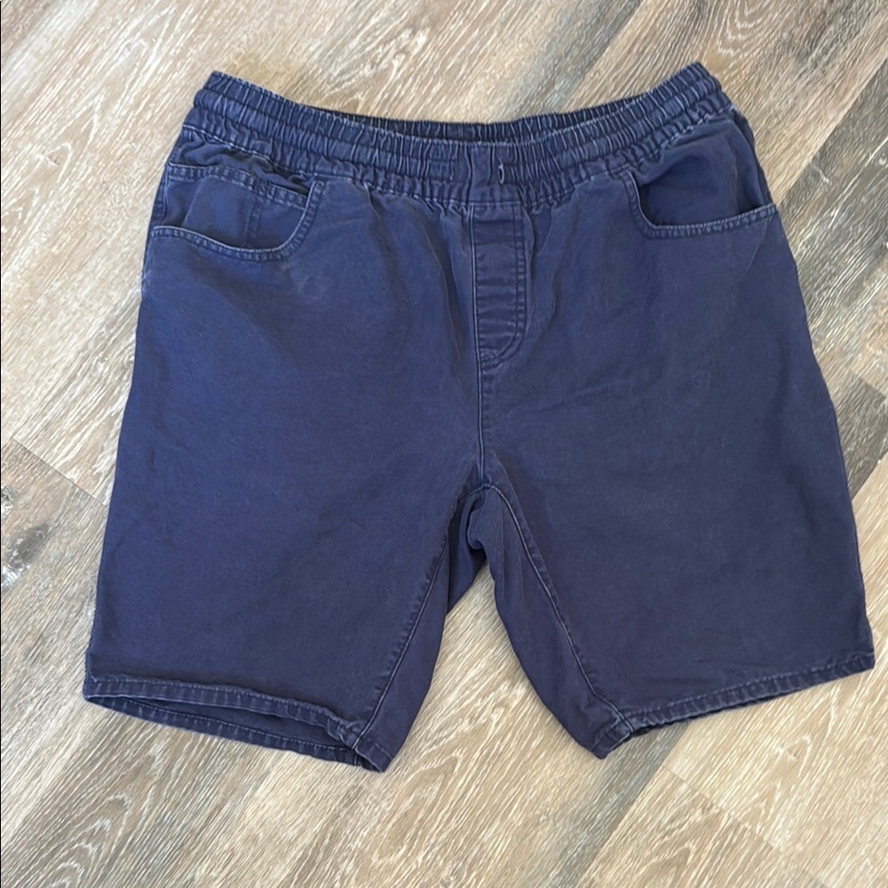 Men's Navy Blue Casual Shorts